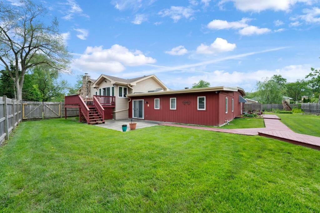 New Bensenville Home By O'Hare Airport With Indoor Pool, Sauna, And Arcade Exterior photo